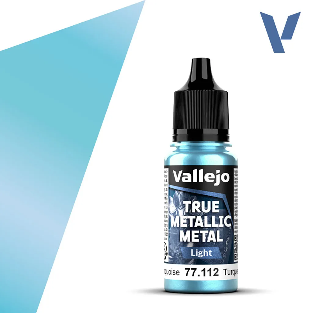 Vallejo True Metallic Metal: Light: Hydra Turquoise