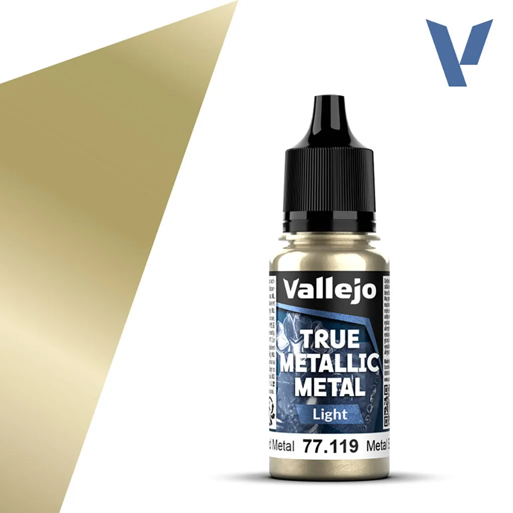 Vallejo True Metallic Metal: Light: Aged Metal
