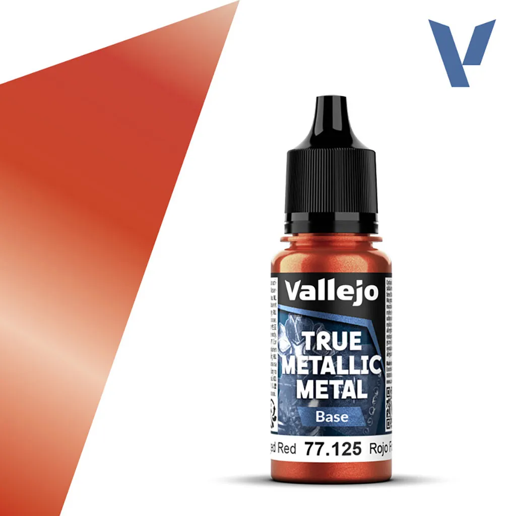 [VAL-77125] Vallejo True Metallic Metal: Base: Forged Red