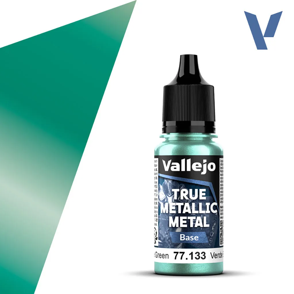 Vallejo True Metallic Metal: Base: Beetle Green