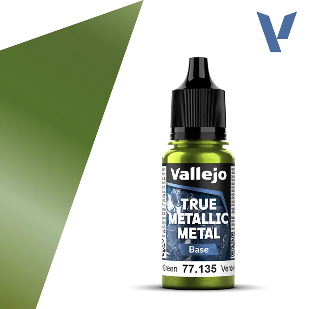 Vallejo True Metallic Metal: Base: Amber Green