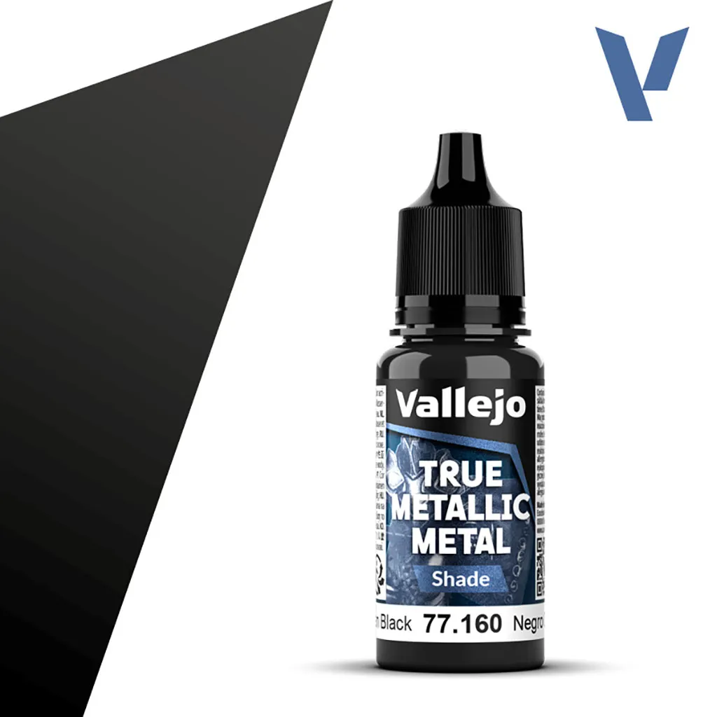 Vallejo True Metallic Metal: Shade: Obsidian Black