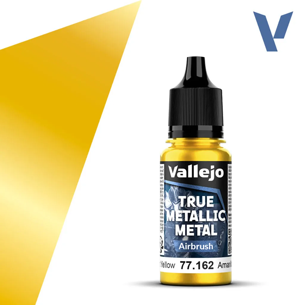 Vallejo True Metallic Metal: Airbrush: Radiant Yellow
