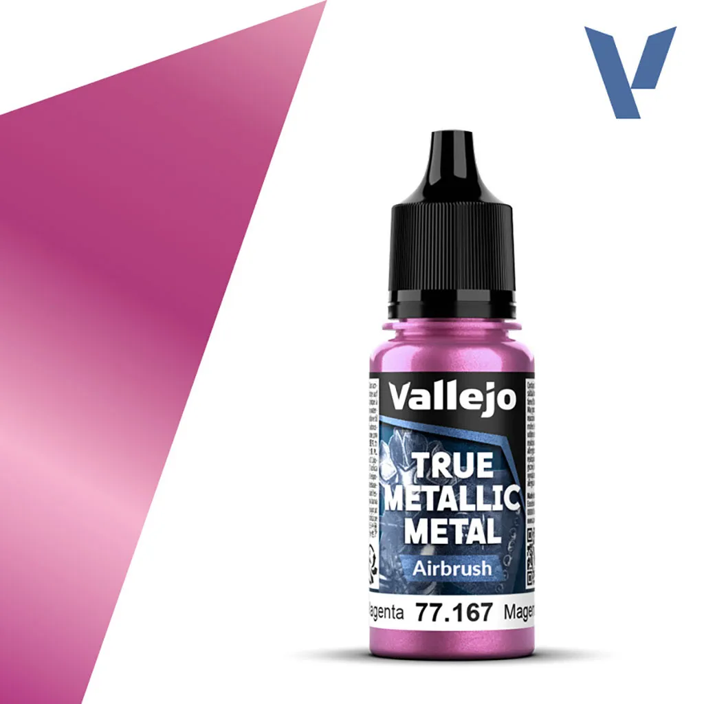 Vallejo True Metallic Metal: Airbrush: Crimson Magenta