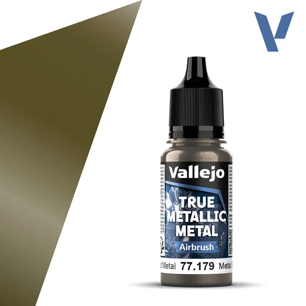 Vallejo True Metallic Metal: Airbrush: Aged Metal