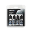 Vallejo True Metallic Metal: Sterling Silver Paint Set