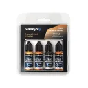 Vallejo True Metallic Metal: Imperial Gold Paint Set
