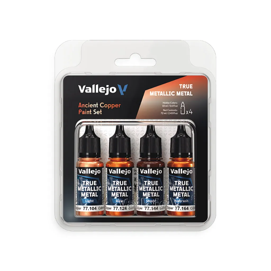 [VAL-77253] Vallejo True Metallic Metal: Ancient Copper Paint Set