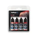 Vallejo True Metallic Metal: Ruby Red Paint Set