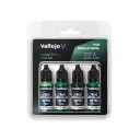 Vallejo True Metallic Metal: Dusken Green Paint Set