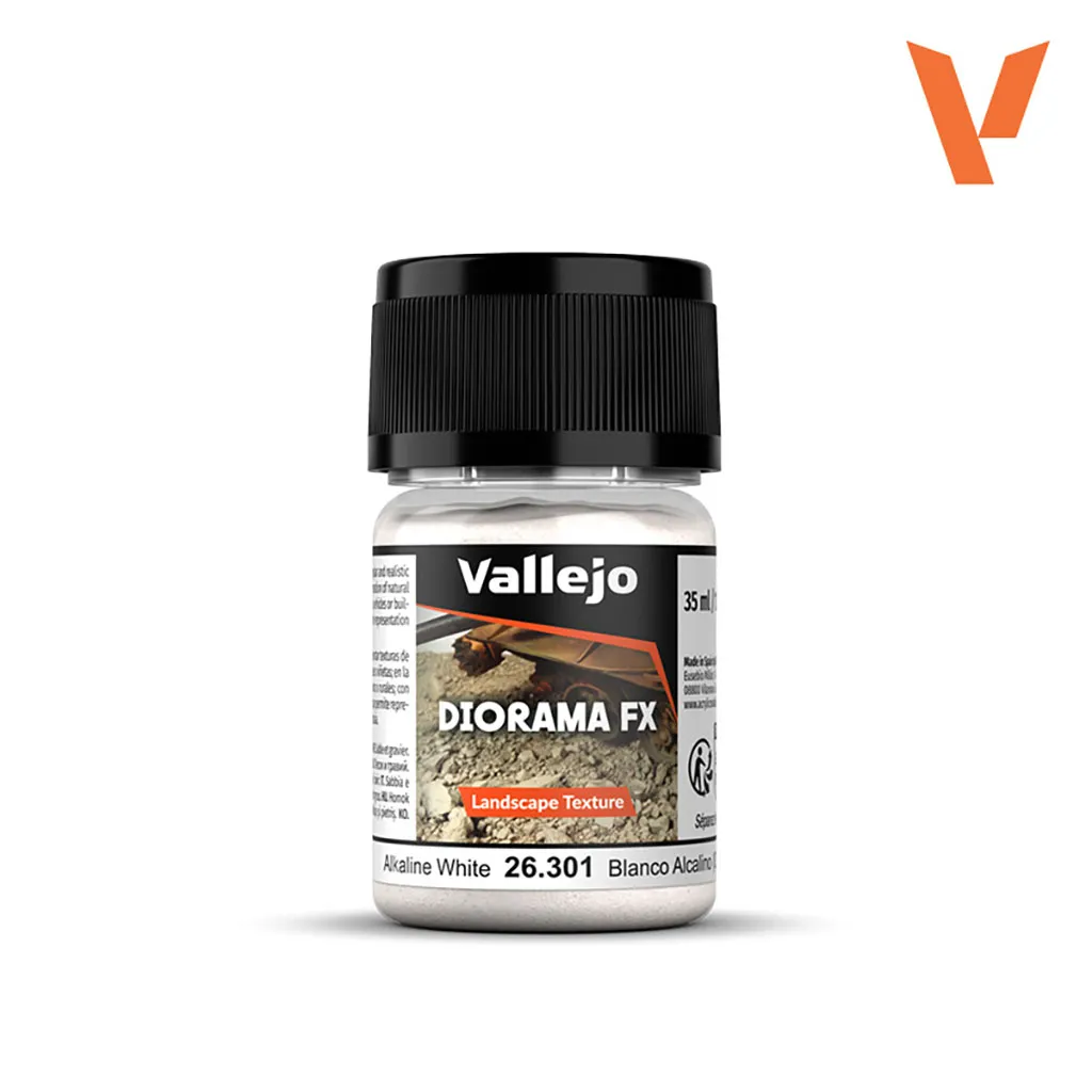 Vallejo Diorama FX: Landscape Texture: Alkaline White (0.5-1 mm)