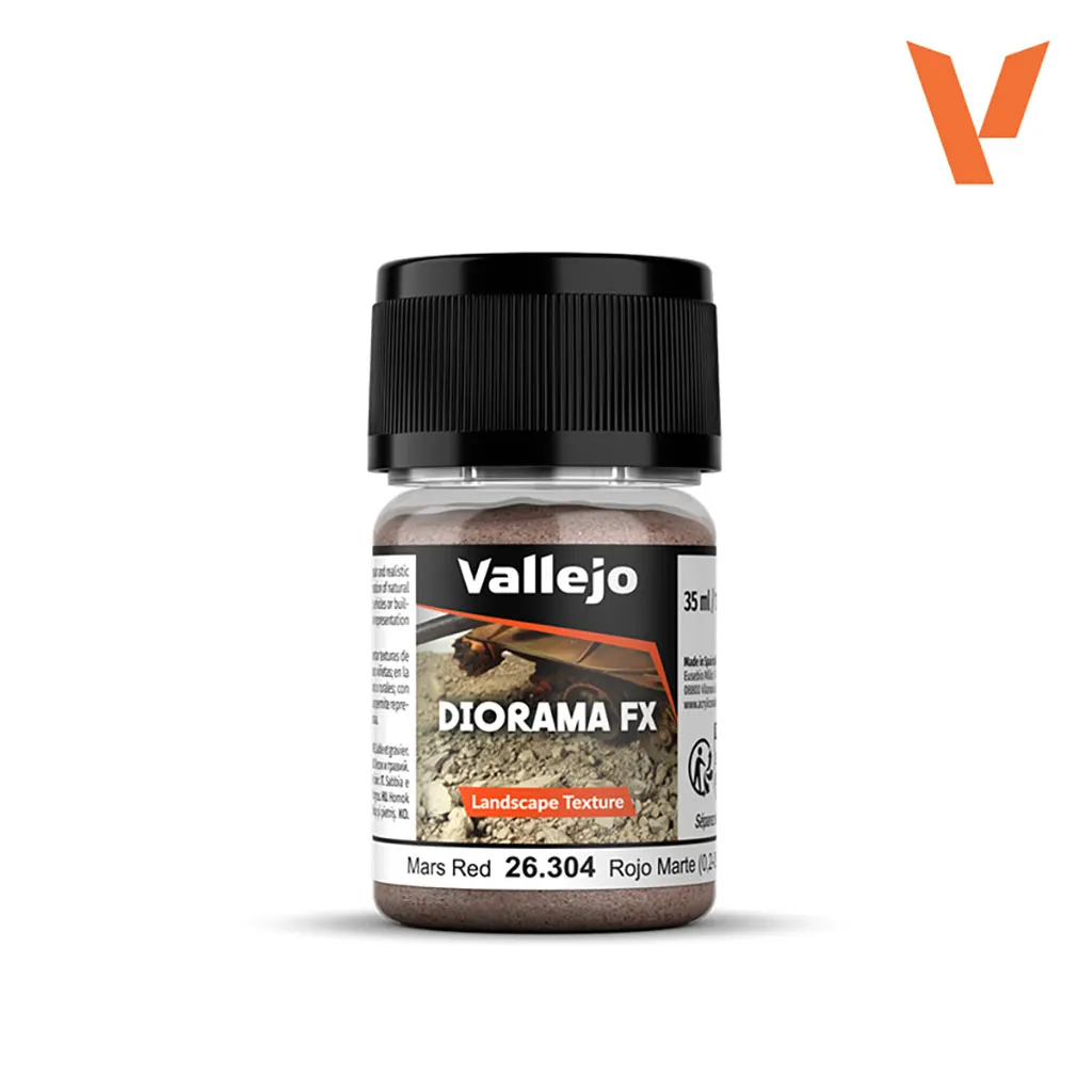 Vallejo Diorama FX: Landscape Texture: Mars Red (0.2-0.6 mm)
