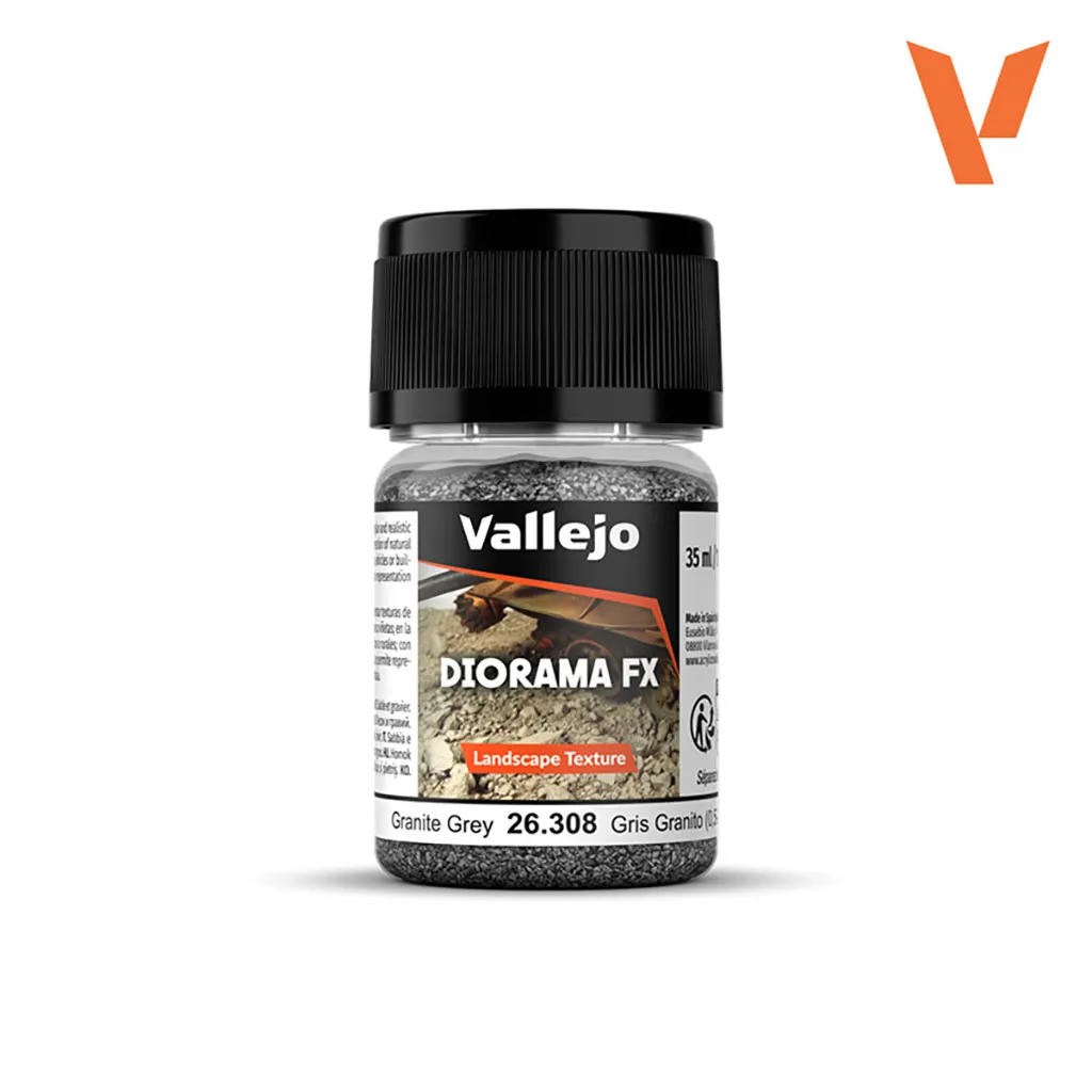 [VAL-26308] Vallejo Diorama FX: Landscape Texture: Granite Grey (0.5-2 mm)