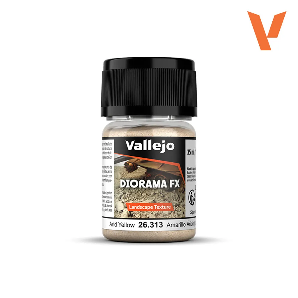 Vallejo Diorama FX: Landscape Texture: Arid Yellow (0.1-0.6 mm)