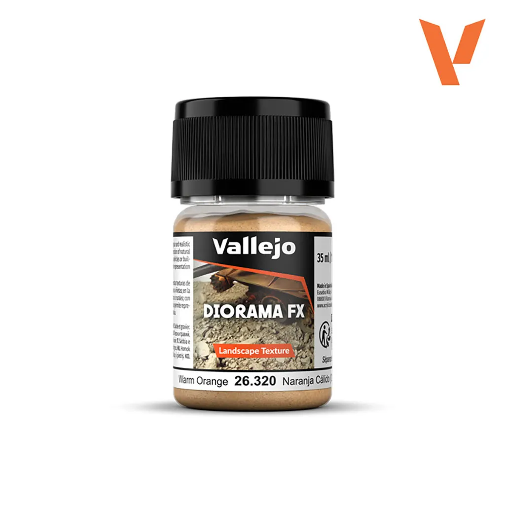 Vallejo Diorama FX: Landscape Texture: Warm Orange (0.1-1 mm)