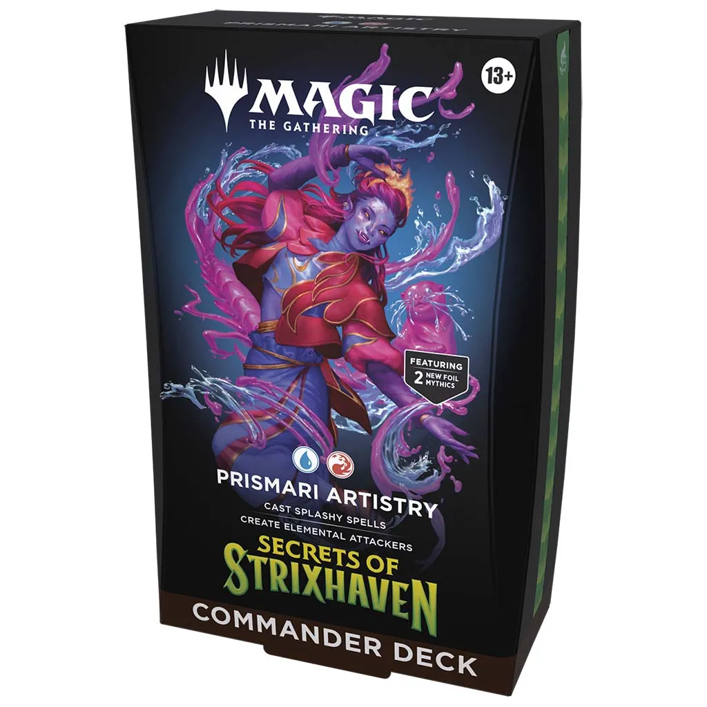 Magic The Gathering: Secrets of Strixhaven: Prismari Artistry Commander Deck