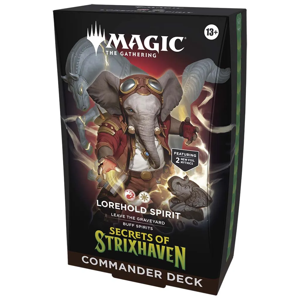 [WOC-D53390000-04] Magic The Gathering: Secrets of Strixhaven: Lorehold Spirit Commander Deck