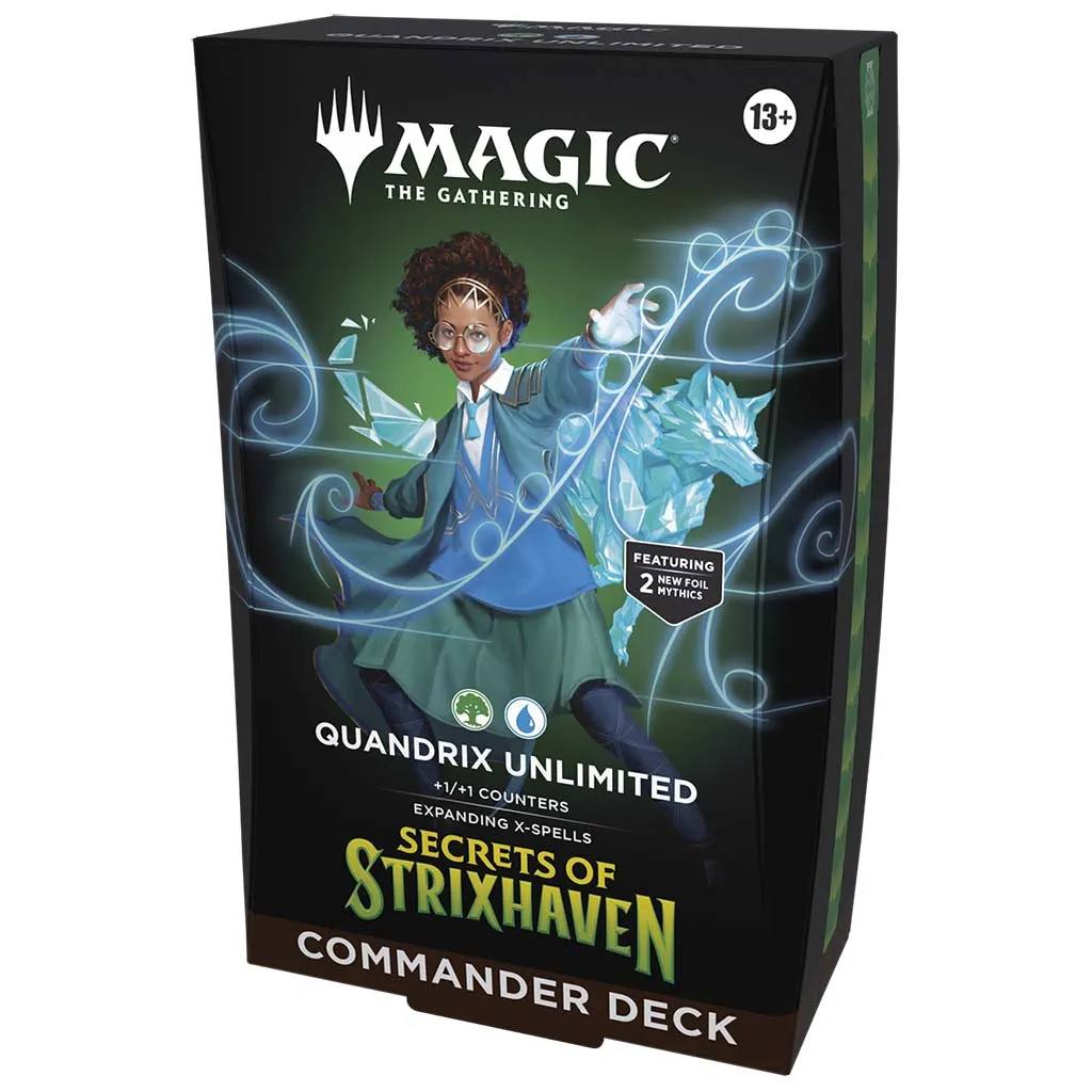 [WOC-D53390000-05] Magic The Gathering: Secrets of Strixhaven: Quandrix Unlimited Commander Deck