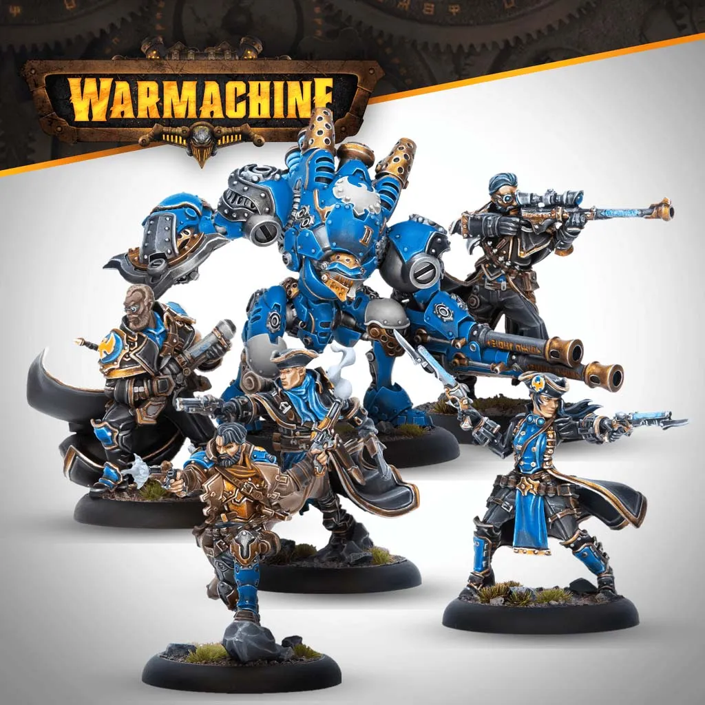 [SFL-IK-CGN220] Warmachine: Cygnar Hellslingers Command Cadre