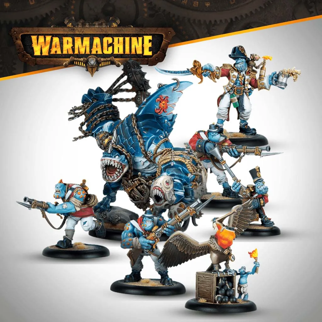 [SFL-IK-SKR328] Warmachine: Southern Kriels Command Cadre Foulblood's Armada