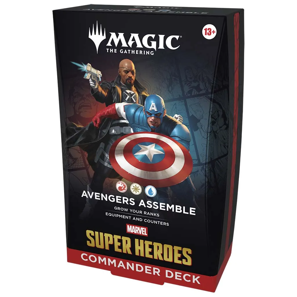 [WOC-D53610000-01] Magic The Gathering: Marvel Super Heroes: Avengers Assemble Commander Deck
