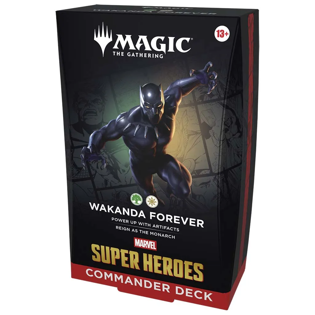 [WOC-D53610000-02] Magic The Gathering: Marvel Super Heroes: Wakanda Forever Commander Deck