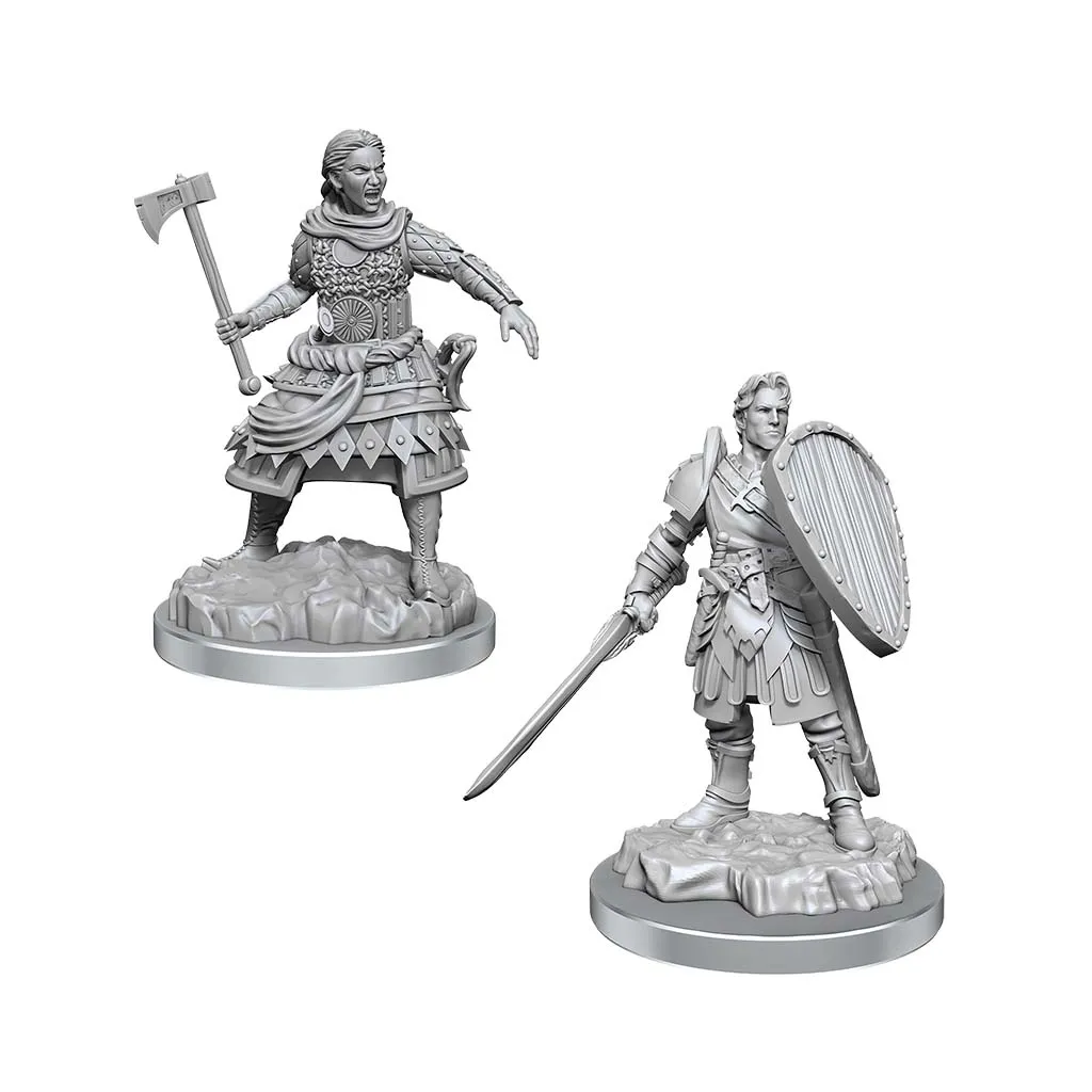 [WZK-90639] D&D Nolzur's Marvelous Miniatures: Human Fighters