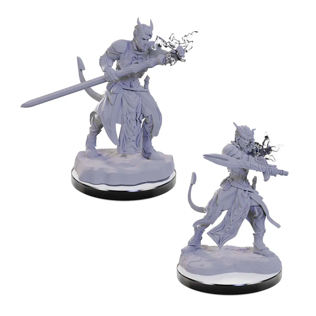D&D Nolzur's Marvelous Miniatures: Tiefling Warlocks