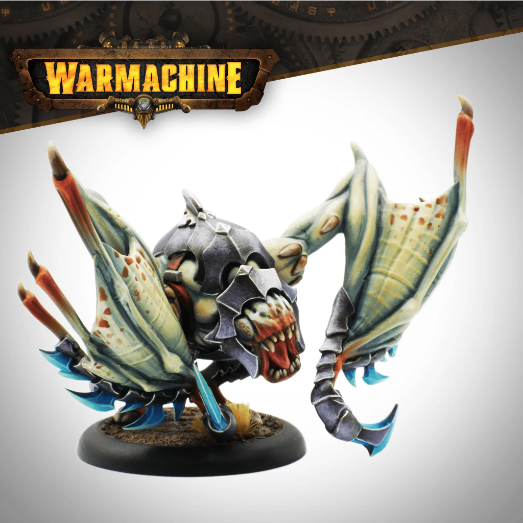 Warmachine: Dusk Fane of Nyrro: Light Warbeast Strygon