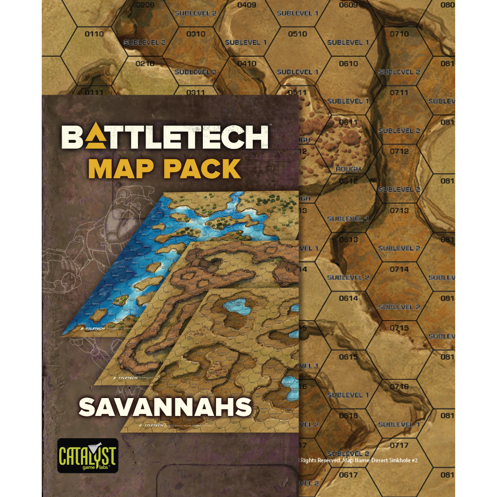 Battletech: MapPack: Savannah