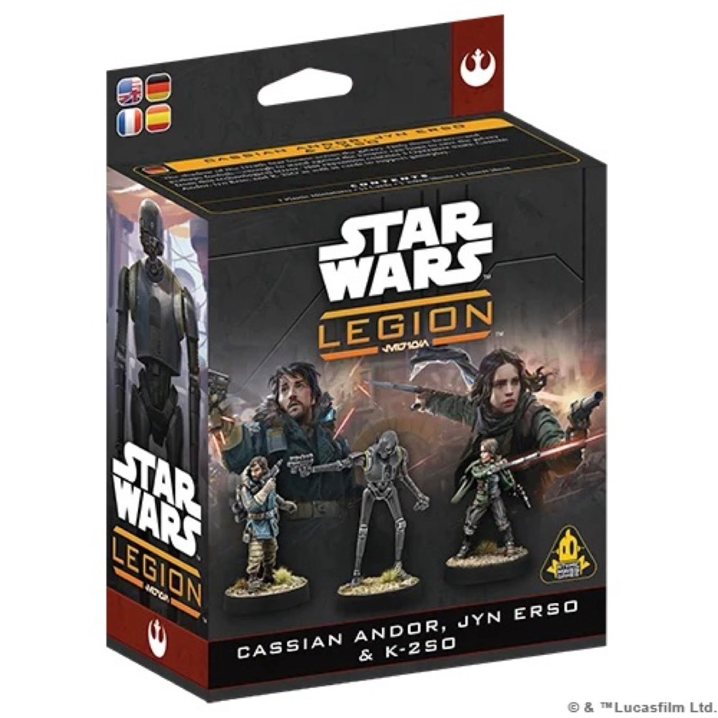 Star Wars: Legion: Cassian Andor, Jyn Erso & K-2So