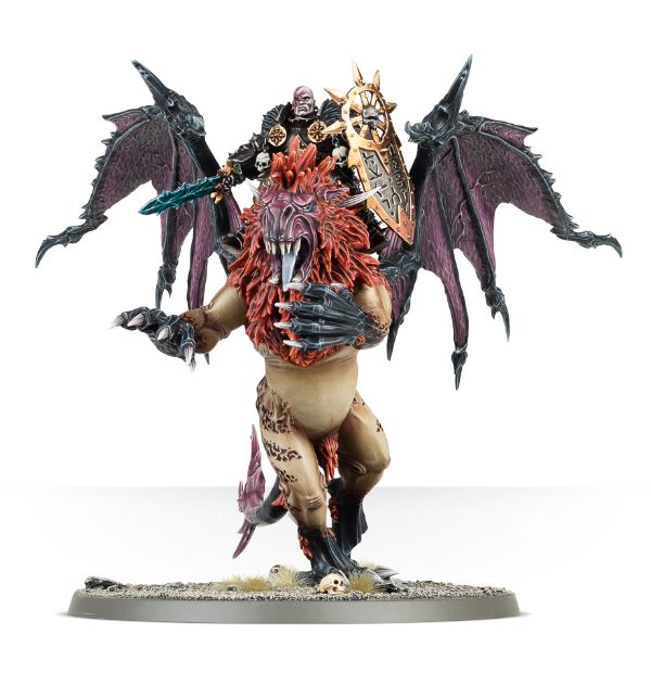 Warhammer AoS: Slaves to Darkness: Chaos Lord on Manticore