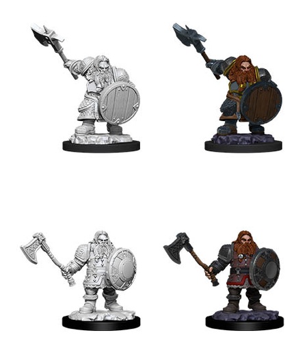 [WZK-90004] D&D Nolzur's Marvelous Miniatures: Dwarf Fighter 3
