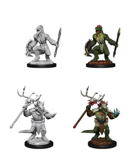[WZK-90074] D&D Nolzur's Marvelous Miniatures: Lizardfolk & Lizardfolk Shaman