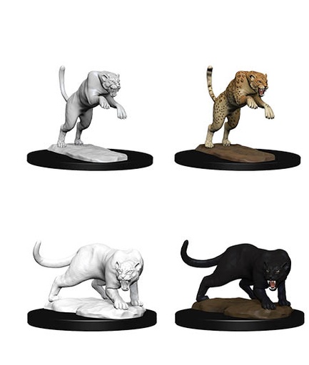 [WZK-73404] D&D Nolzur's Marvelous Miniatures: Panther & Leopard