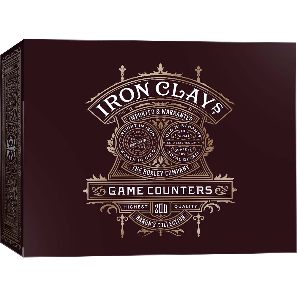 Iron Clays 200 アイアンクレイ200枚 Iron Clays 200 | Golden Goblin Games