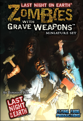 [FFP-0106] Last Night on Earth: Zombies with Grave Weapons Miniature Set