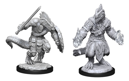 [WZK-90308] D&D Nolzur's Marvelous Miniatures: Lizardfolk Barbarian & Lizardfolk Cleric