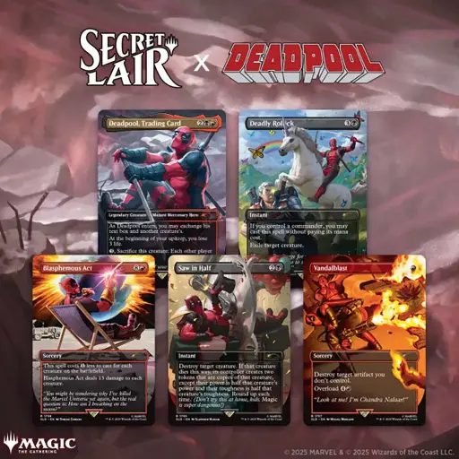 [WOC-D49030000] Secret Lair: Marvel's Deadpool (Non Foil Edition)