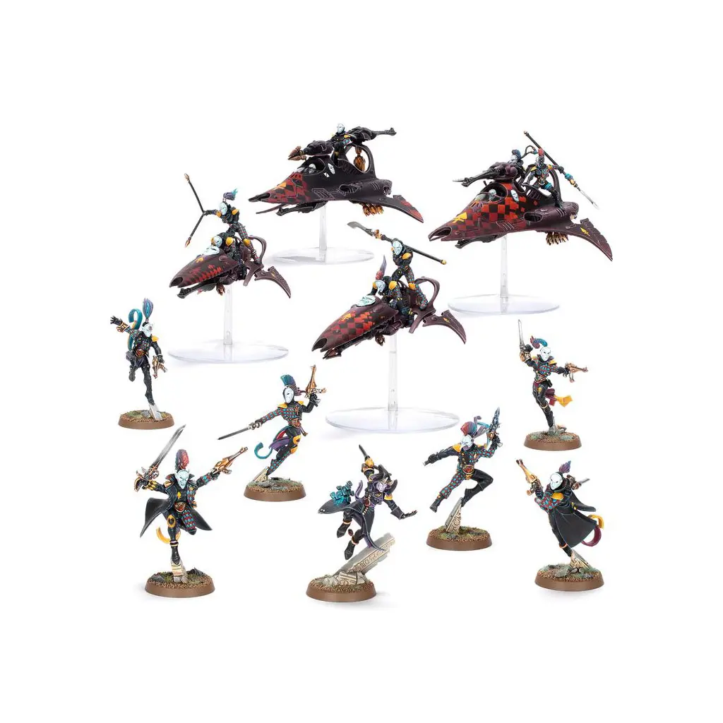 キャラクター Warhammer 40k Combat Patrol Harlequins Warhammer 40k: Combat Patrol: Harlequins (2025) | Golden Goblin Games