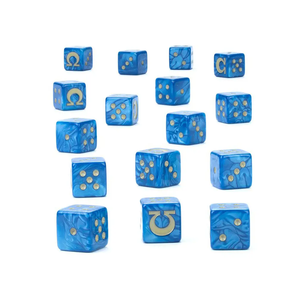 Warhammer 40k: Ultramarines: Dice | Golden Goblin Games